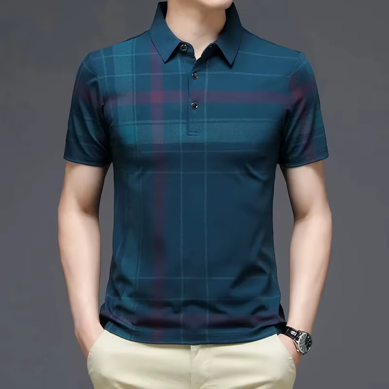 Polo à manches courtes pour hommes