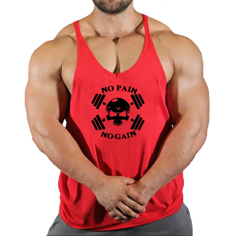 Débardeurs de musculation 2026 pour hommes – Maillots de sport en coton