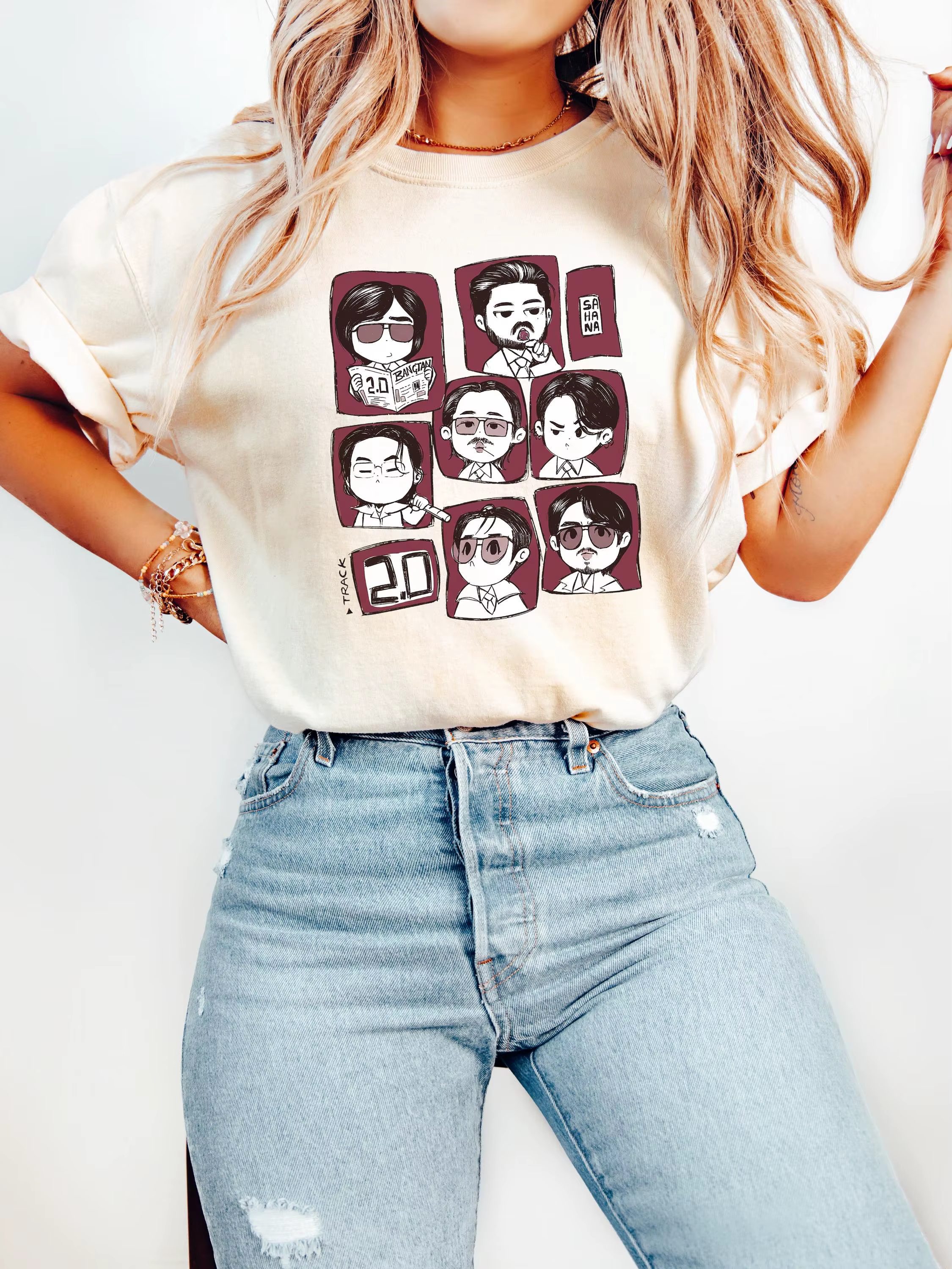T-shirt Kawaii Y2K pour femme