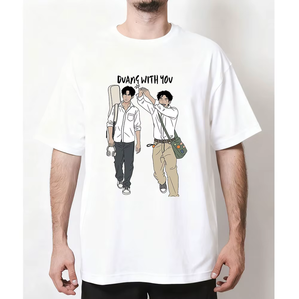 T-shirt thaïlandais bl duang with you series pour femme et homme
