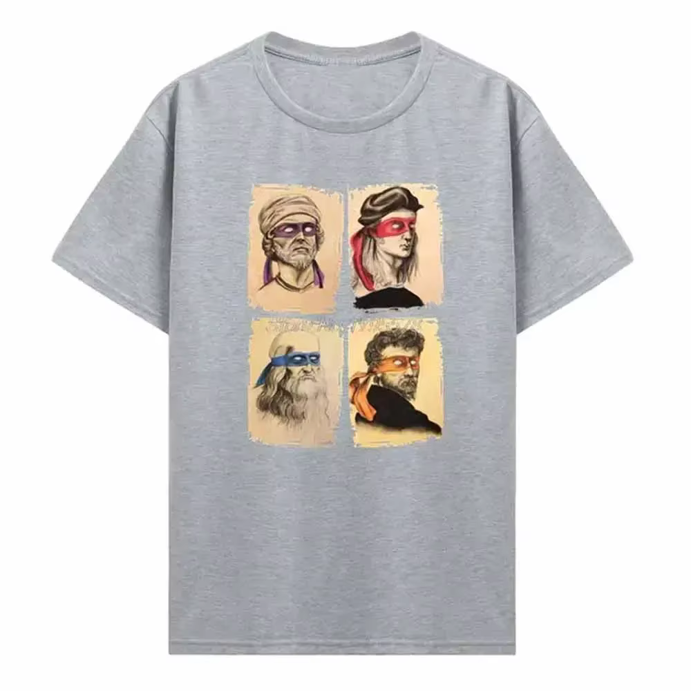 Science tortues T-Shirt hommes Mutant Ninja à manches courtes Humor