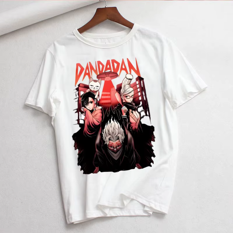 Dan Da Dan Dandadan Okarun été mode chemise graphique t-shirt haut pour femme Base col rond t-shirts drôle filles t-shirt