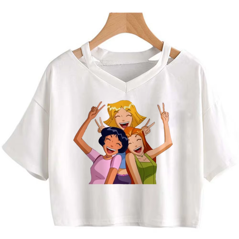 Totally Spies t-shirt femmes été graphique t-shirt femme anime vêtements