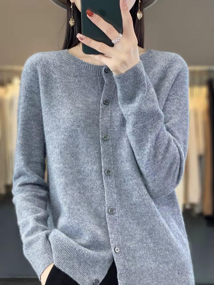 Cardigans en laine mérinos pour femmes