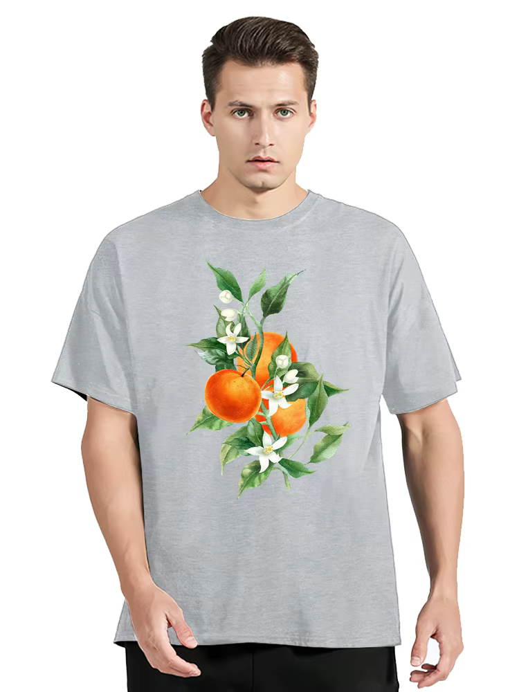 T-shirt à col rond unisexe