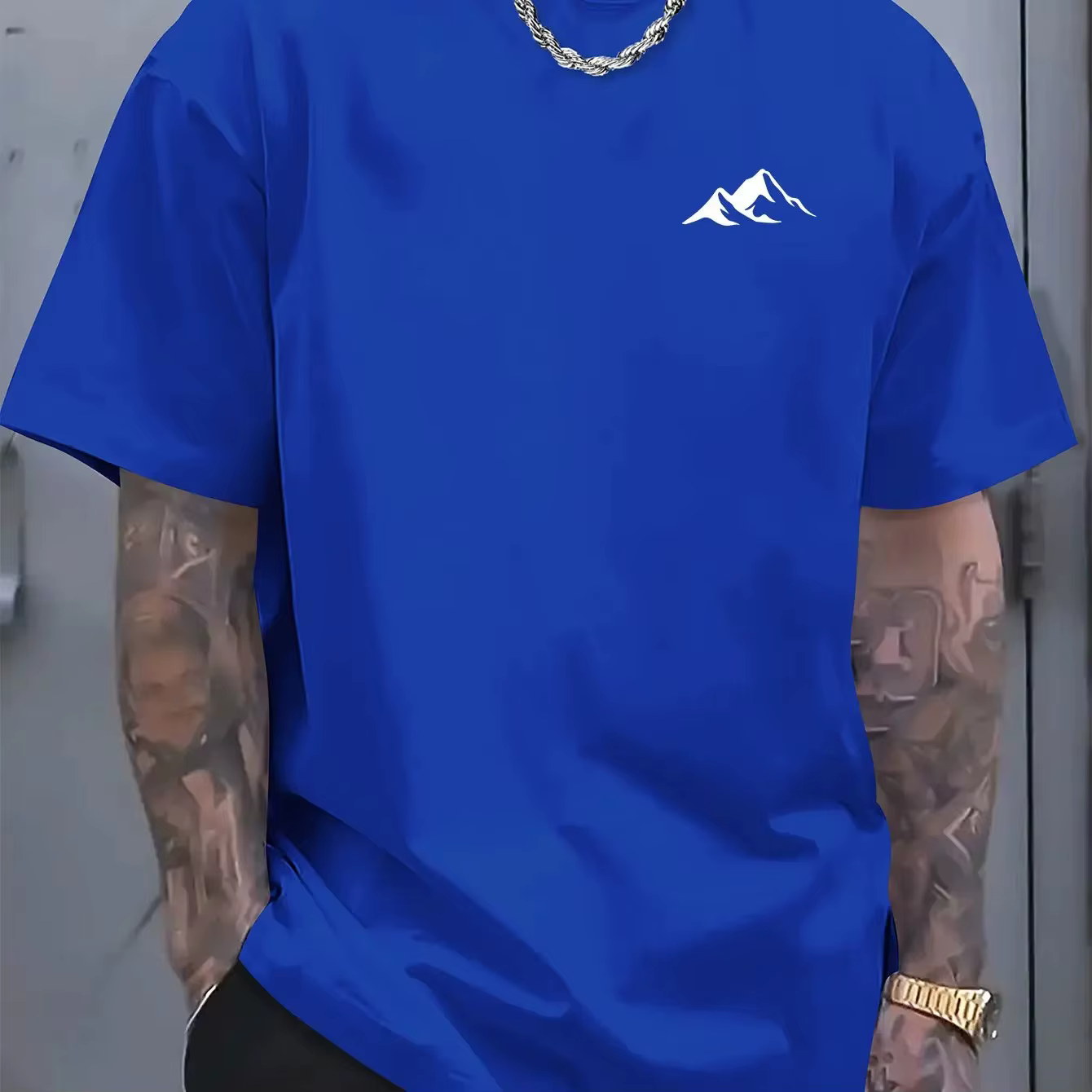 T-shirt d'été pour homme adulte 100% coton pur