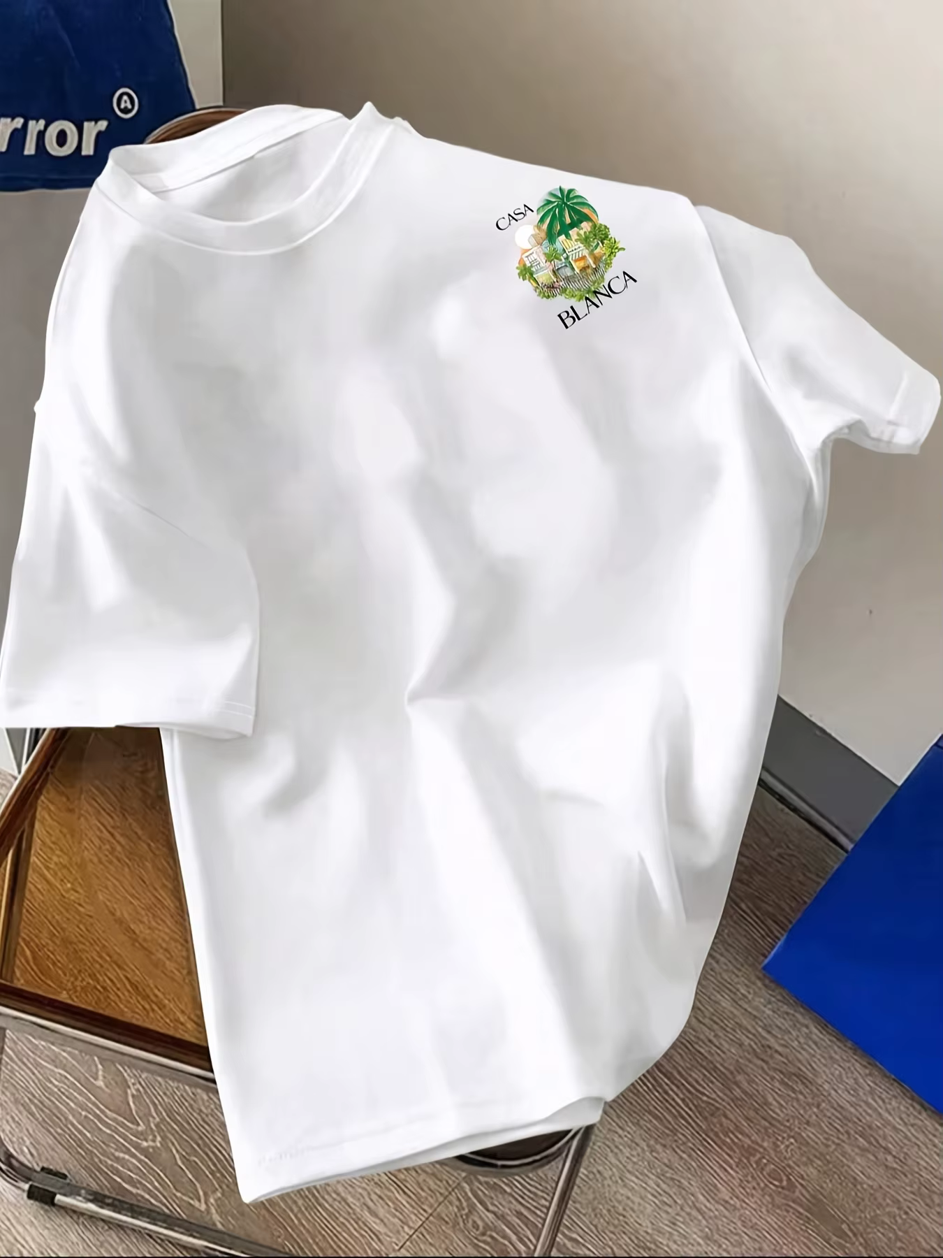 T-shirt pour homme Casa Blanca Tropical Street Print
