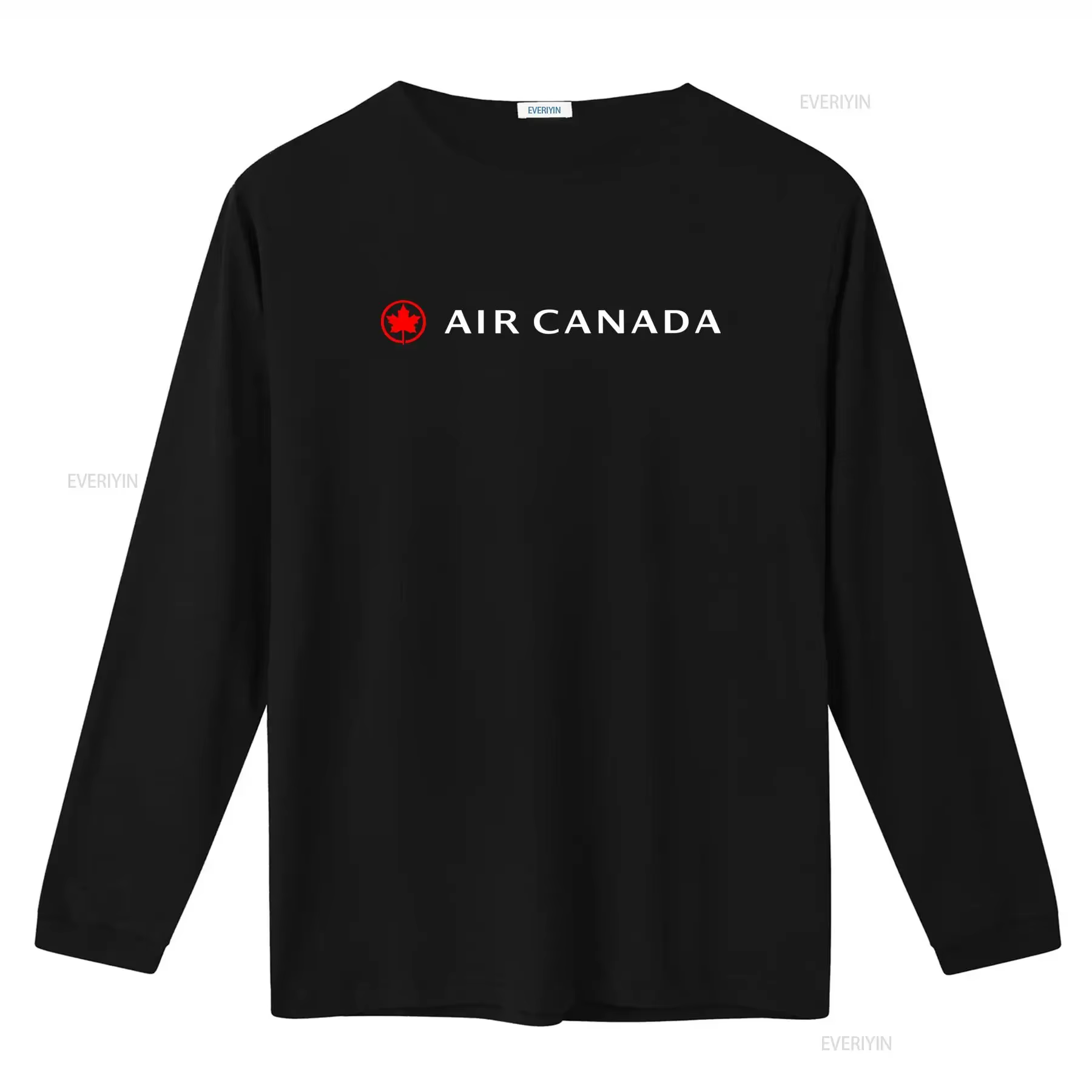 T-shirt avec logo Air Canada Airlines en noir