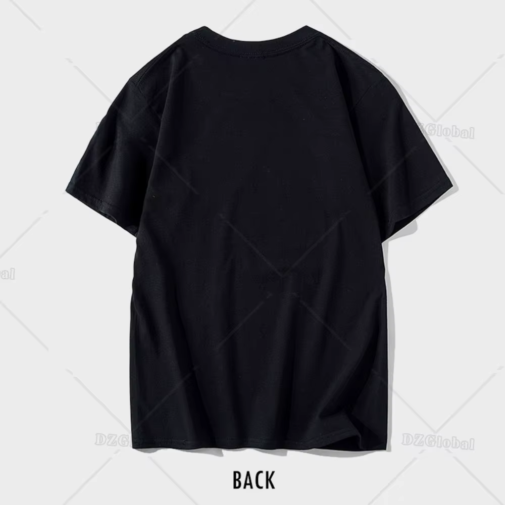 T-shirt graphique imprimé personnalisé pour hommes
