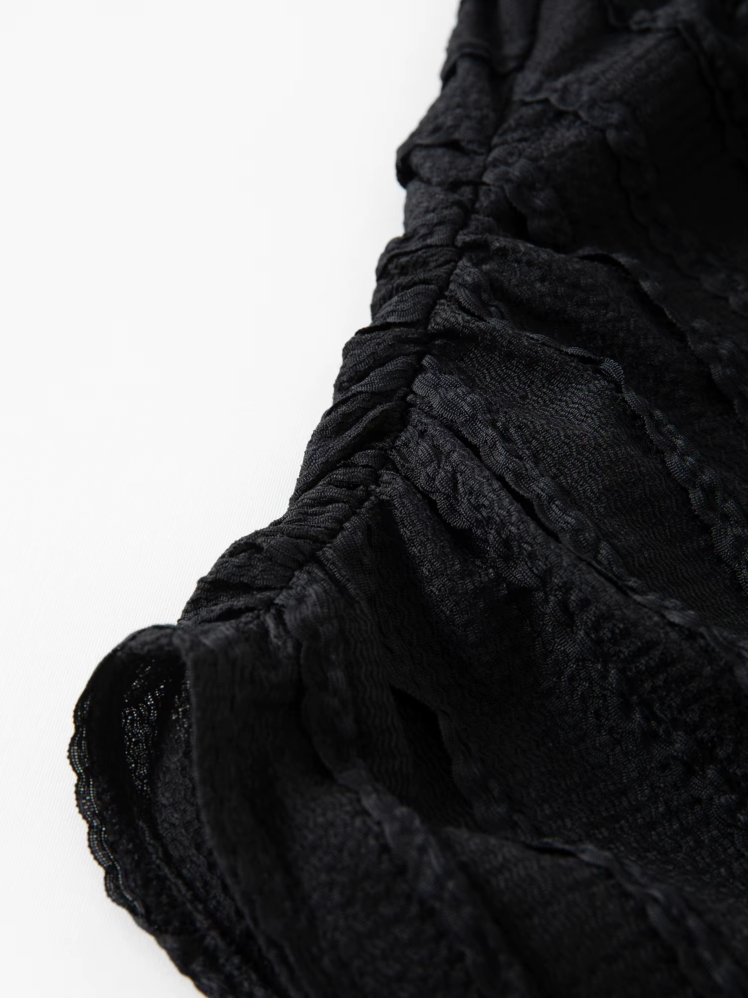 DUSHU Haut décontracté plissé sans manches à col bénitier pour femme | Nouvelle Collection Été 2026 : Gilet Noir Élégant