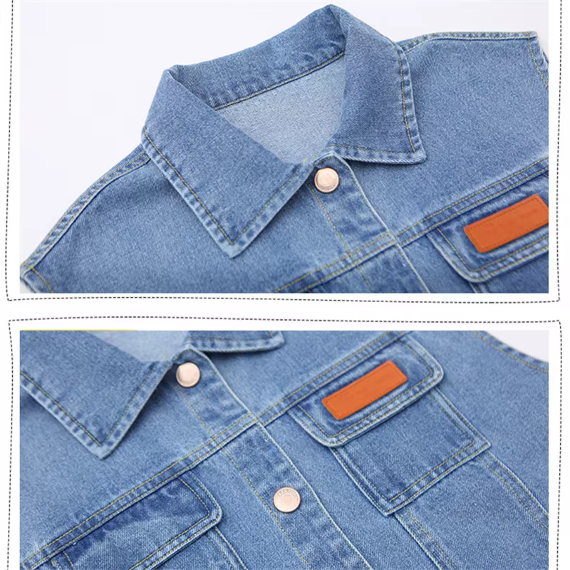 Adolescents garçons bleu Denim gilet enfants vêtements printemps automne décontracté jean sans manches veste
