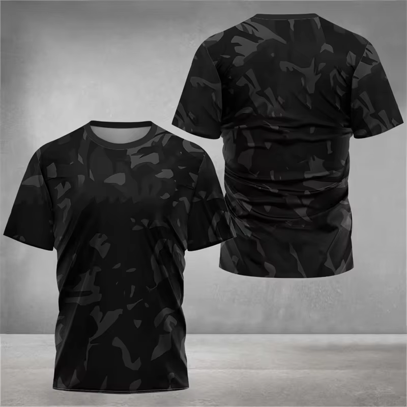2025 nouveaux T-shirts de sport d'été pour hommes mode Streetwear