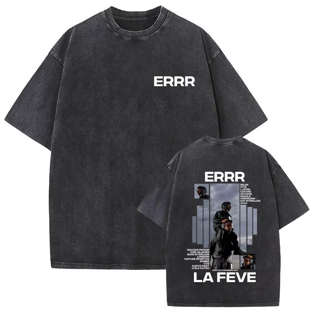 Rappeur Tiakola Bdlm Album graphique lavé Vintage T-shirt hommes femmes Hip Hop mode Pop musique T-shirt mâle Vintage surdimensionné hauts
