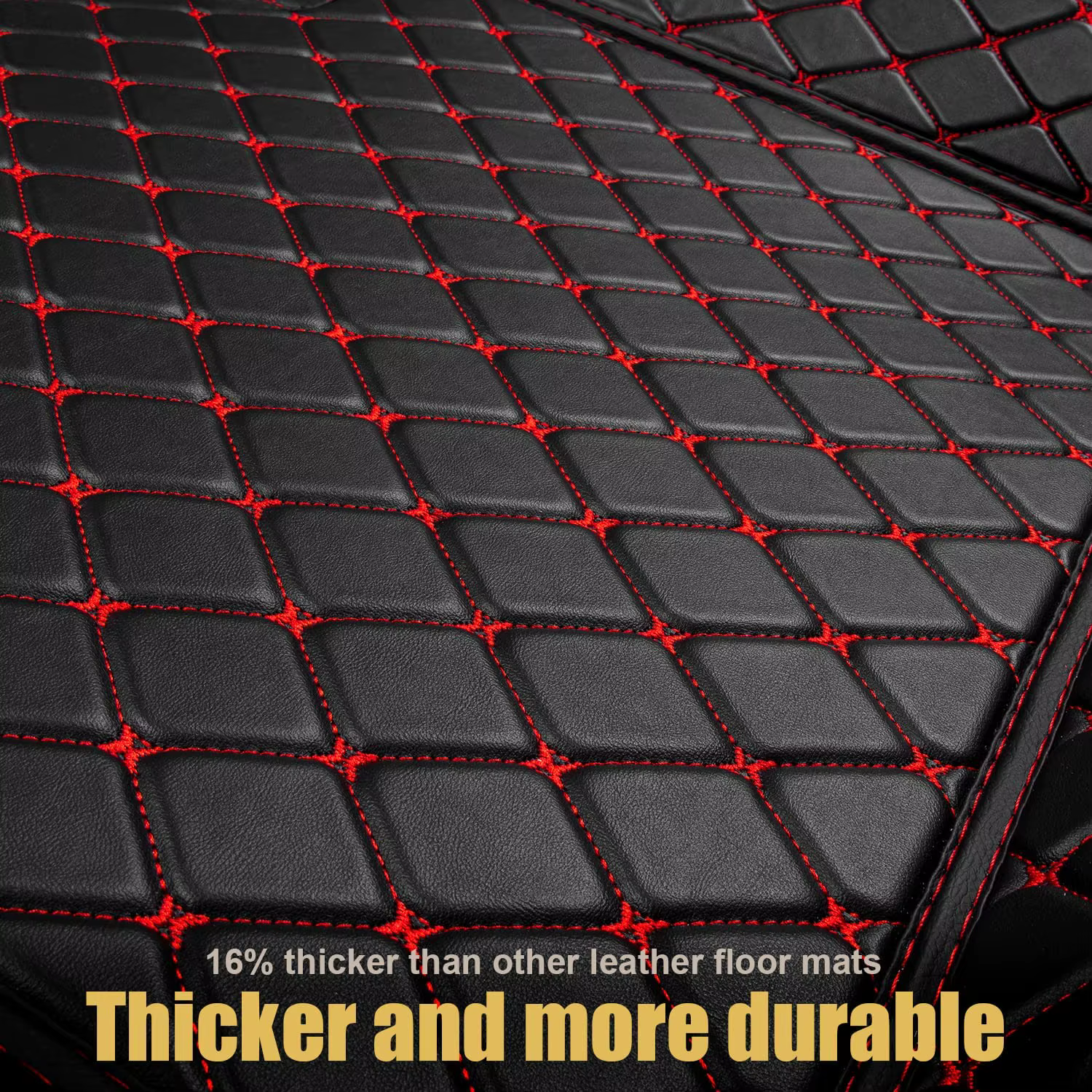 Tapis de sol en cuir automobile personnalisé pour hommes et femmes, tapis de voiture de luxe, couverture complète, VW Polo 6R, 2012, 2013, 2014, 2015, 2016