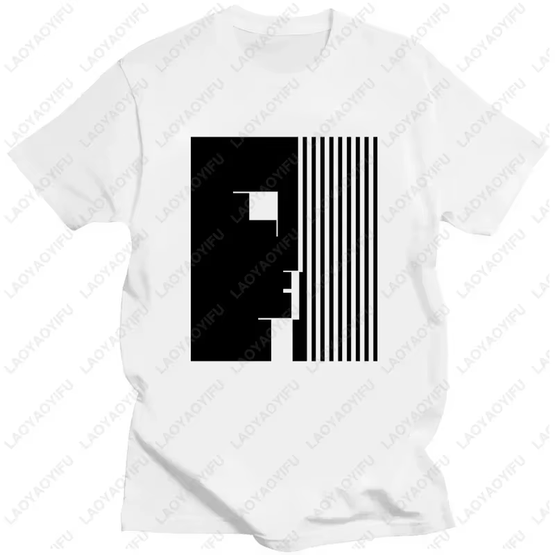 Hommes t-shirts Bauhaus Post Punk Goth Rock col rond graphique