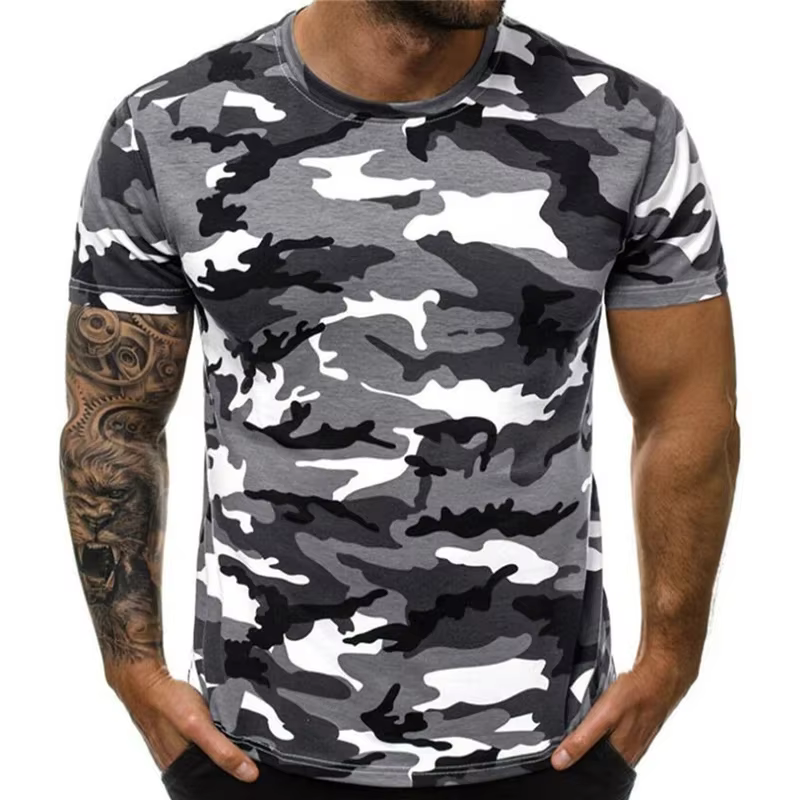 T-shirt camouflage imprimé en 3D