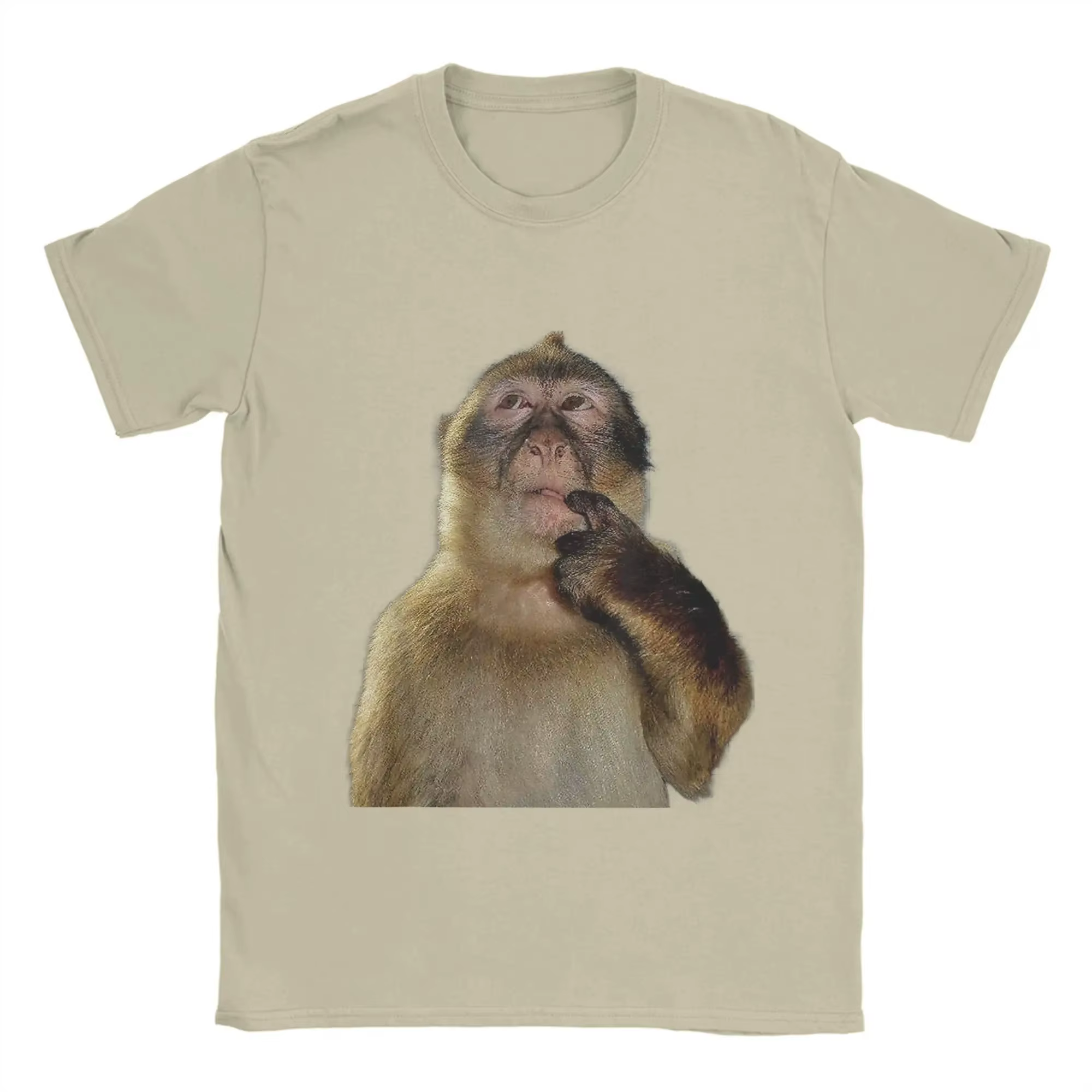 T-shirt graphique Thinking Monkey Meme