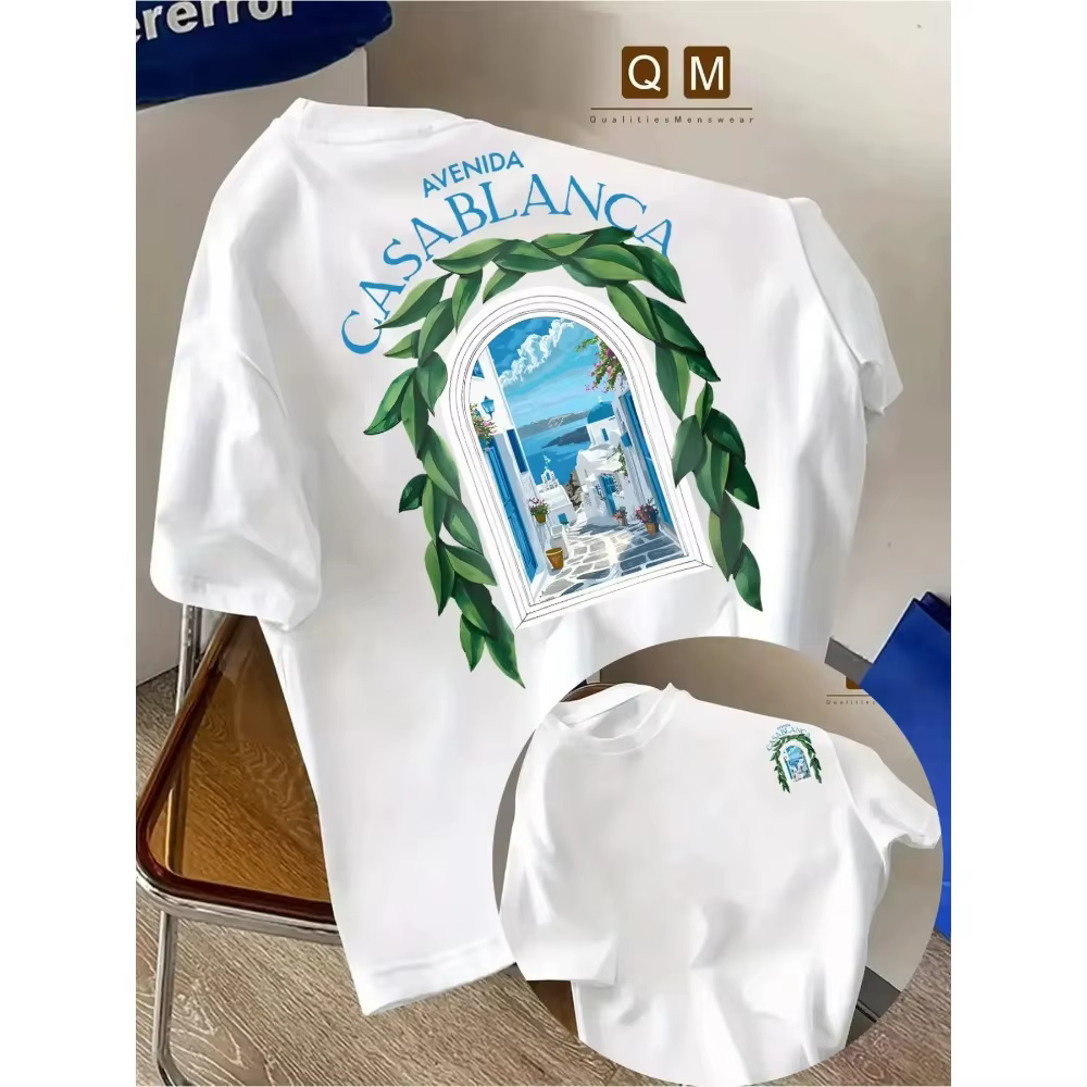 T-shirt imprimé style urbain pour femme YTK
