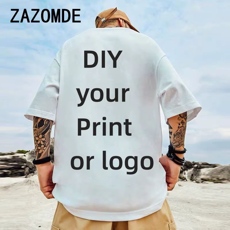 T-shirt personnalisé 100% coton pour hommes et femmes