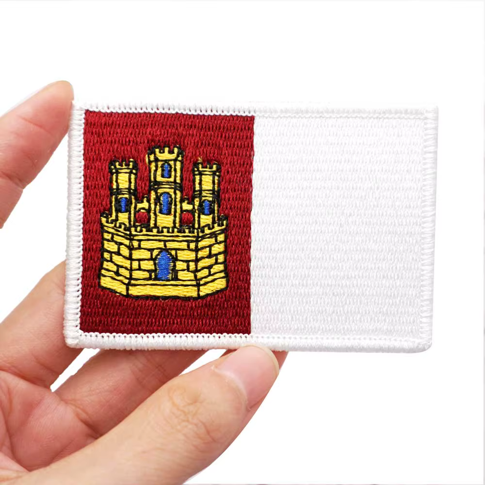 Espagne Castilla-La patch Patch brodé crochet et boucle coudre sur broderie Badge militaire