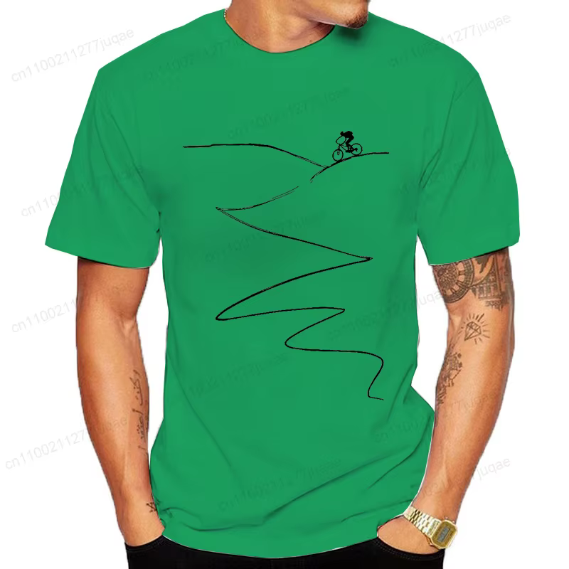Cyclisme vélo VTT pour cyclistes T-Shirt pour hommes femmes à manches courtes drôle