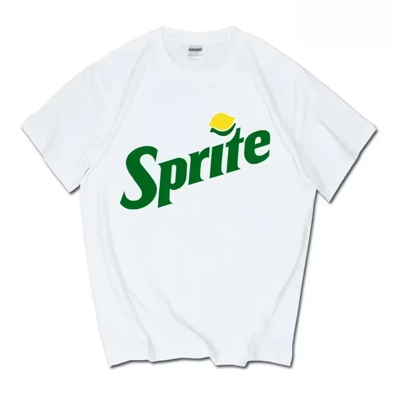 T-shirt classique avec logo Coca-Cola imprimé pour hommes et femmes