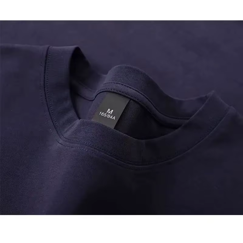 T-shirt pour hommes 600g T-shirt à manches courtes en coton robuste pour hommes mode coton épaissi à manches courtes T-shirt à manches mi-longues