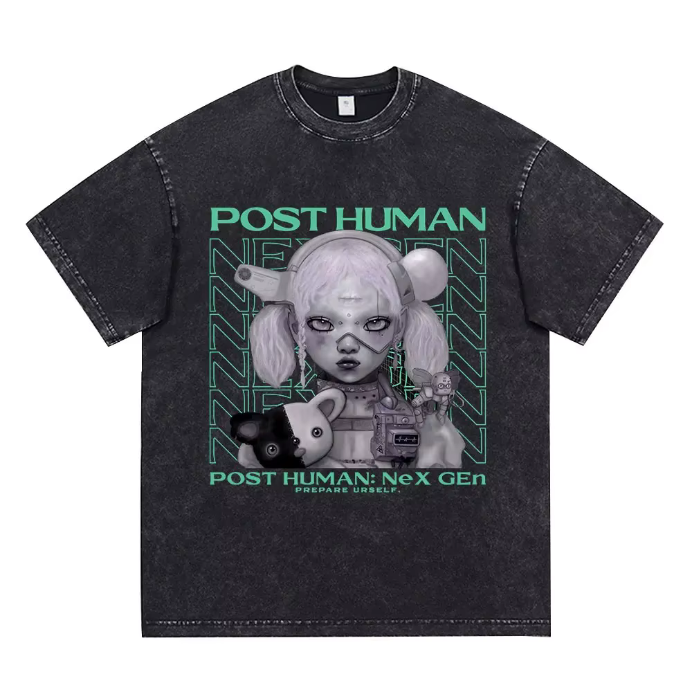 Metal Core Band BringMe The Horizon Album Post Human Nex Gen Vintage lavé T-shirts BMTH