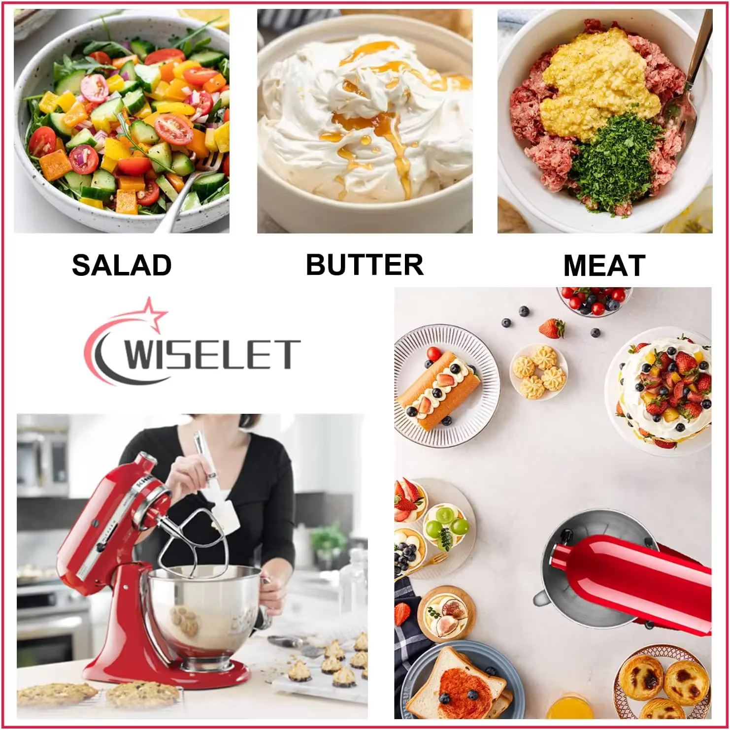 KitchenAid-Batteur pio en Acier Inoxydable