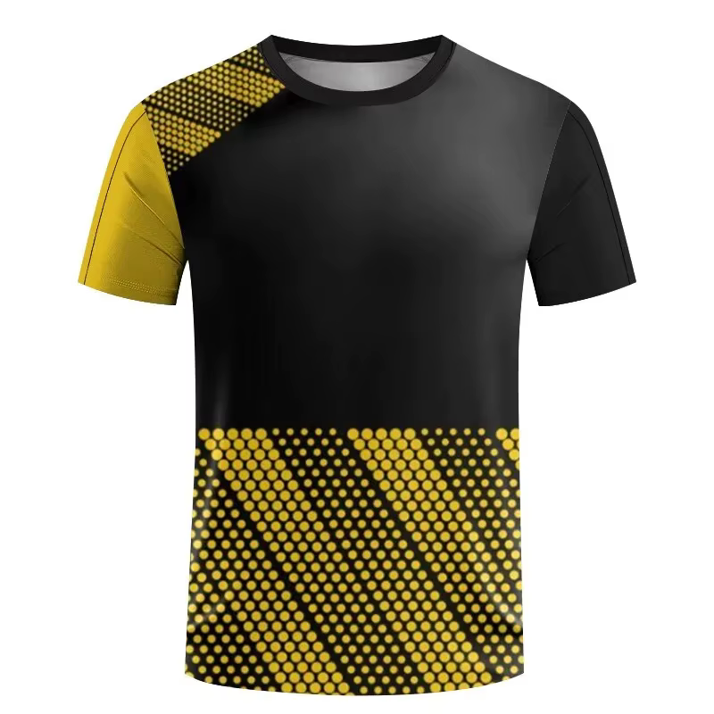 Mode Tennis de Table sport T-shirts été décontracté à manches courtes hommes femmes 3D imprimé