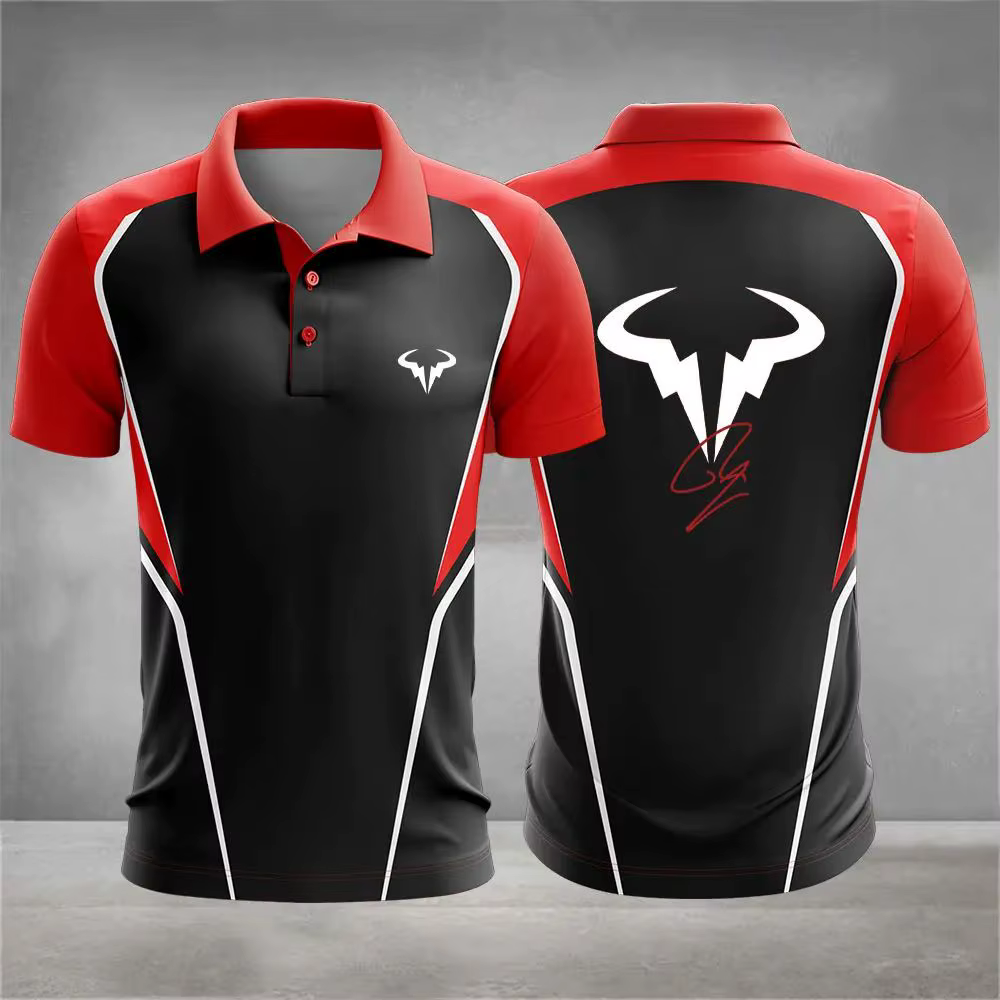 Nouveau Polo Homme Été 2026 – Tendance, Confortable, Doux et Respirant avec Motif Imprimé 3D