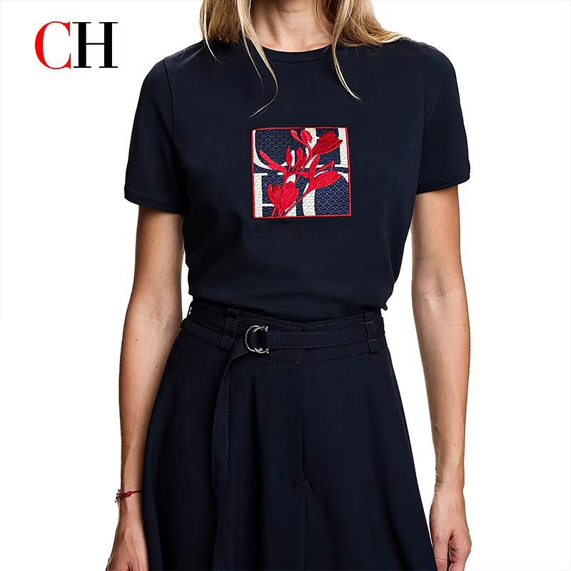 T-shirt à manches courtes pour femme CH