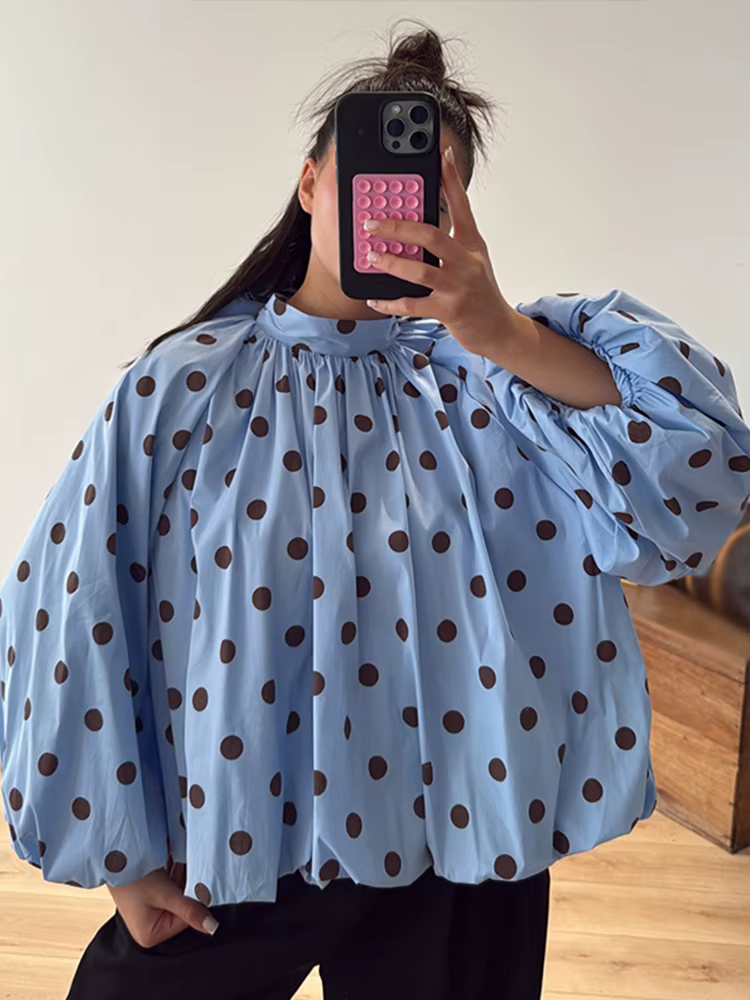 Hauts pour femmes à pois