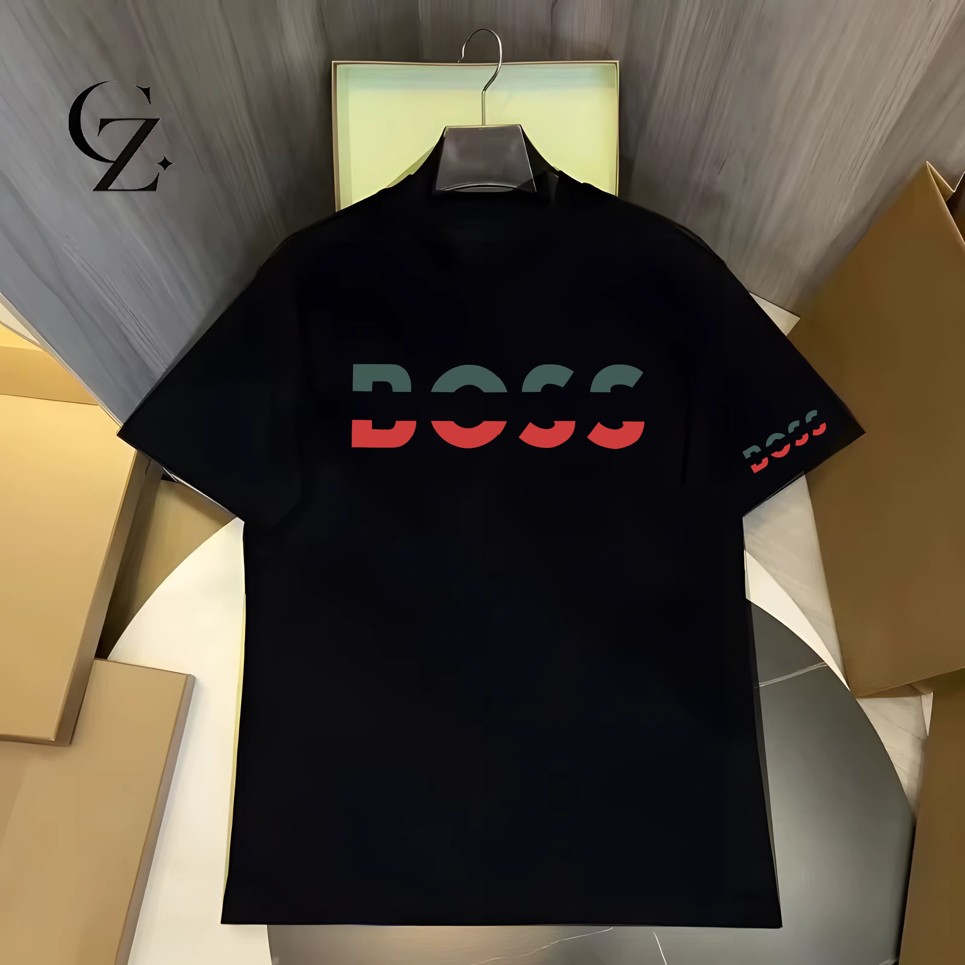 T-shirt de marque haut de gamme imprimé lettres pour l'été 2026