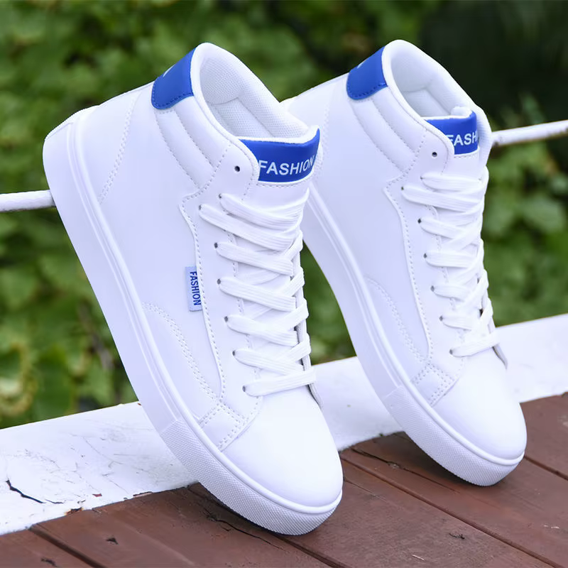 Chaussures de skateboard en cuir pour hommes