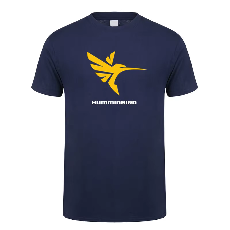 Humminbird t-shirt hommes femmes à manches courtes coton T-shirts été hommes dessus frais Streetwear LH-572