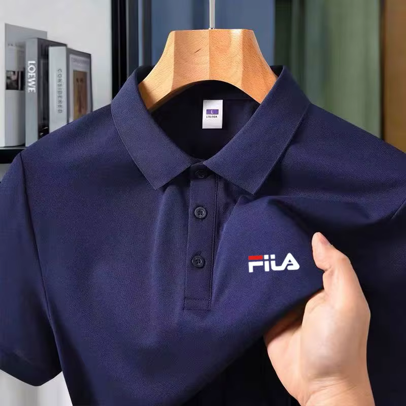 Polo pour homme de marque haut de gamme - Nouveau t-shirt décontracté respirant à manches courtes pour l'été, style sportif et professionnel