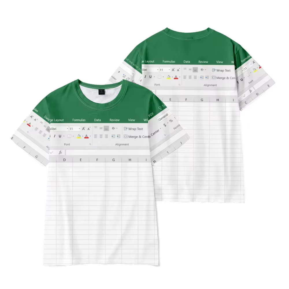 T-Shirts à manches courtes et col rond pour hommes et femmes