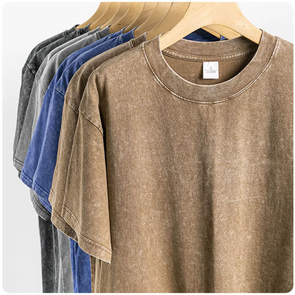 T-shirt à manches courtes en coton épais