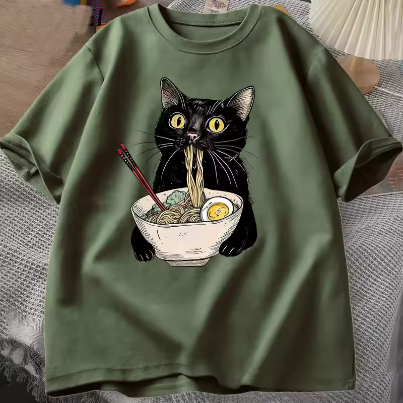 T-shirt en coton à manches courtes pour hommes et femmes