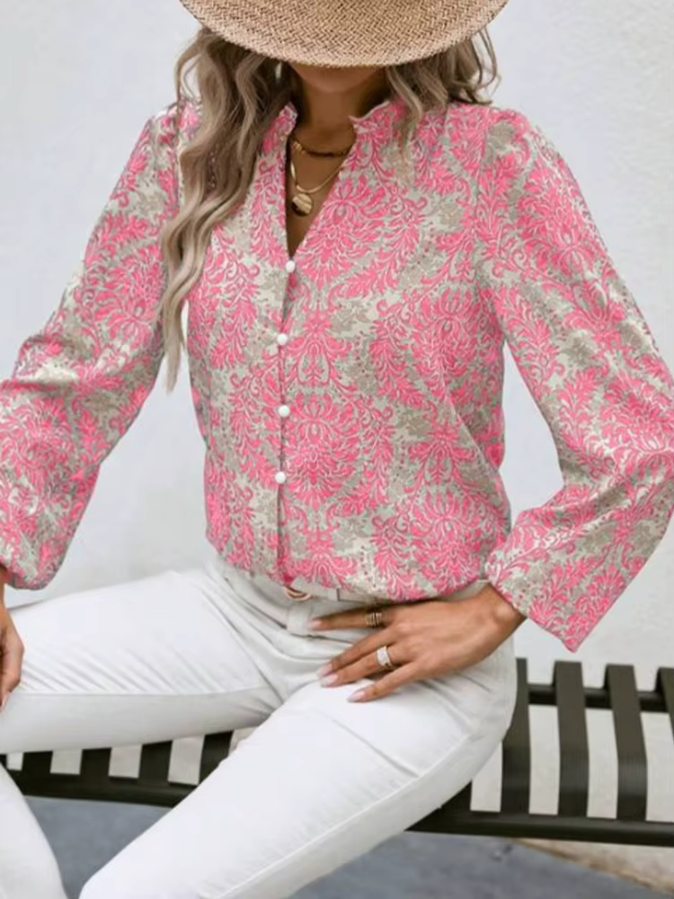 Chemise à manches longues pour femmes