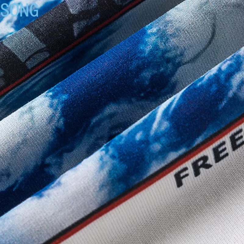 T-shirts amples et oversize Saint 2025 à manches courtes, style rétro, nouveau, noir et blanc, col rond, en coton imprimé, pour hommes et femmes 2026