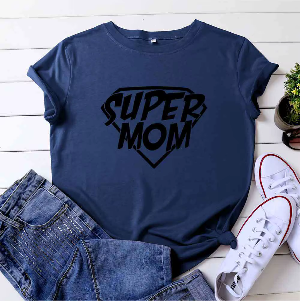 T-shirt manches courtes col rond femme