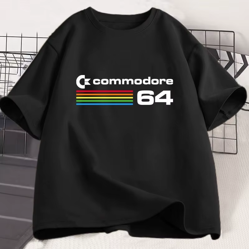 T-shirt imprimé Commodore 64 pour hommes