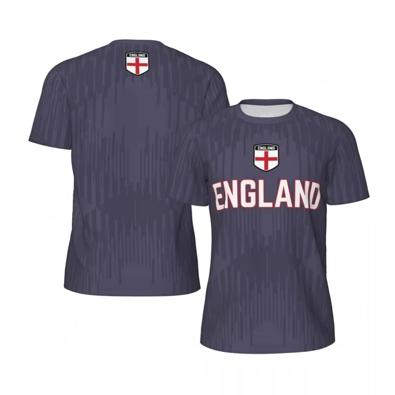 Angleterre drapeau graphique hommes maillot de Football mode emblème National 3D imprimé sport t-shirt décontracté surdimensionné respirant t-shirts