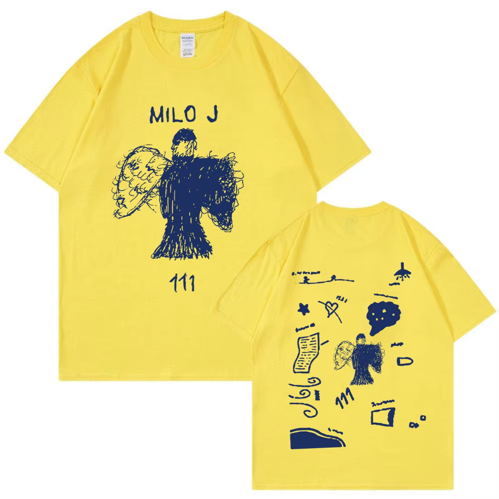 Rappeur Milo J 111 Album Merch T-shirt hommes femmes vêtements Harajuku Hip Hop