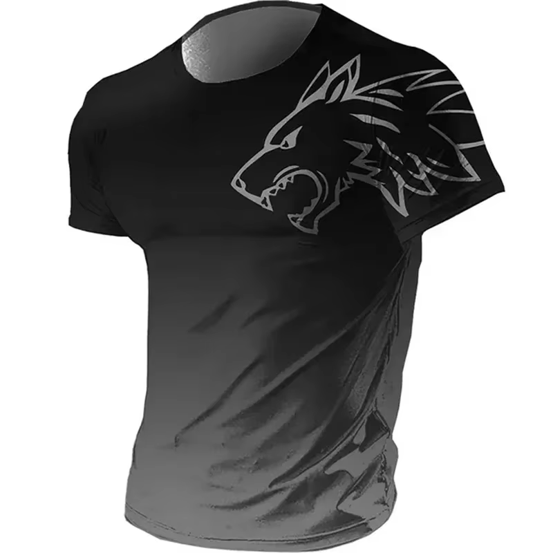 T-shirts pour hommes fitness vêtements de sport 2024 été Vintage