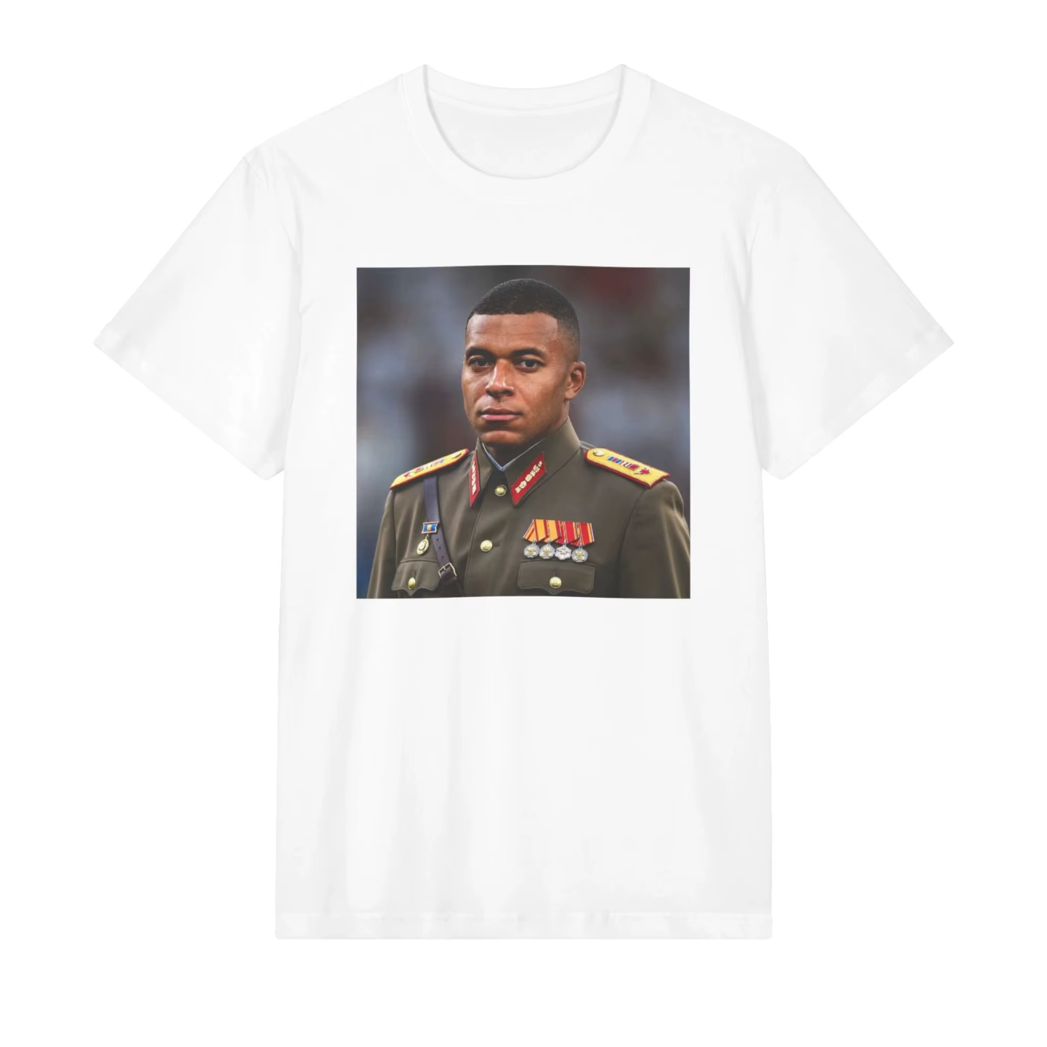 T-shirt Kylian Mbappé Dictateur Meme Graphic 2026 100% Coton Homme Femme Y2K Populaire Oversize Amusant Décontracté Col Rond
