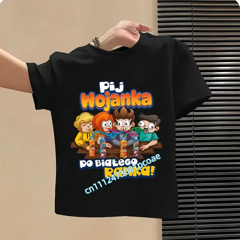 Nouveau T-shirt de sport décontracté pour garçons 2026 avec imprimé dessin animé pour l'été