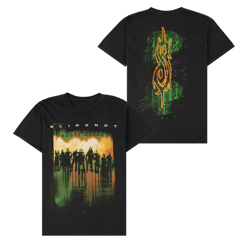 T-shirt style gothique sombre SLIPKNOT Band